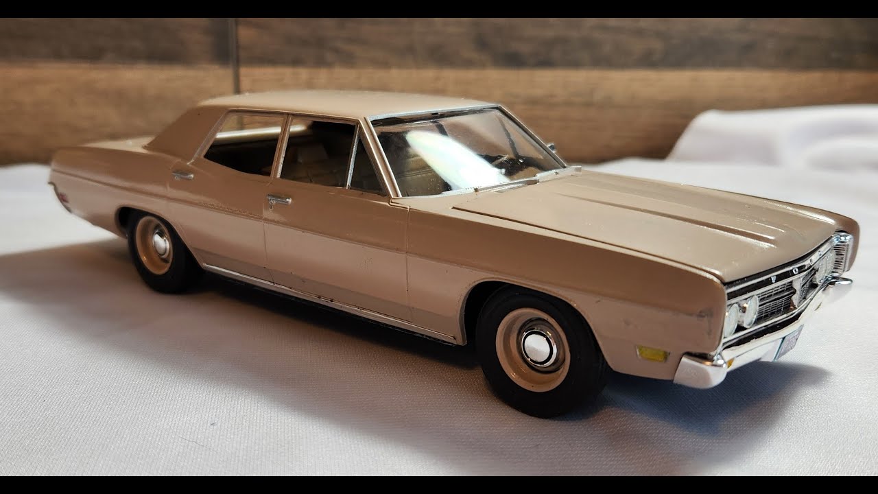 AMT 1970 Ford Galaxie Detective car  #modelcars #modelcarvideos