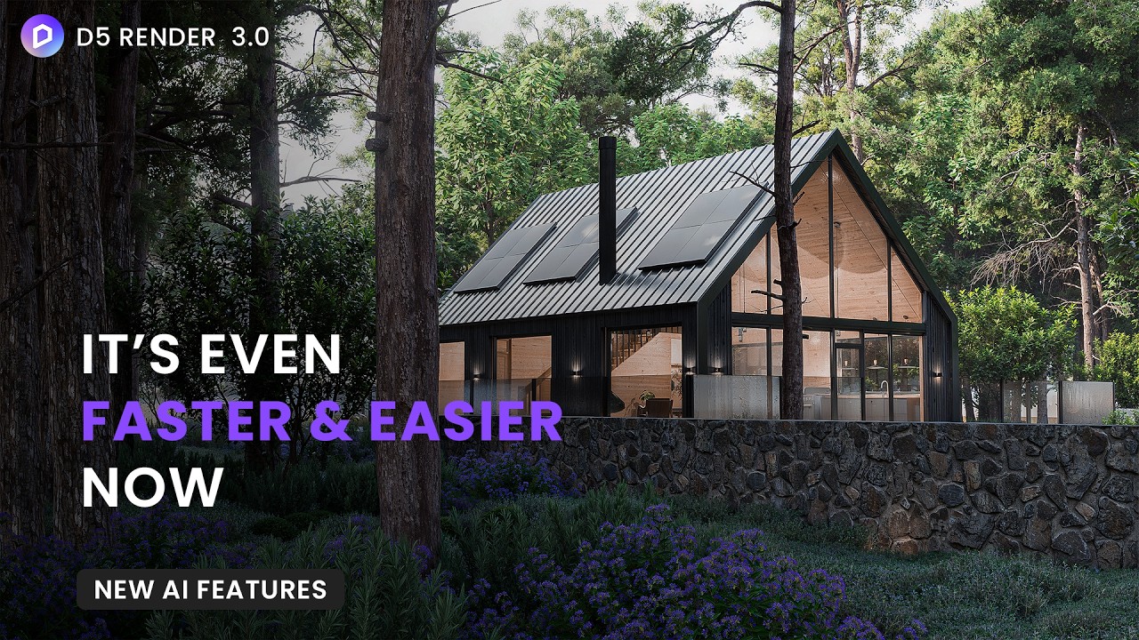 D5 Render 3.0 делает ВСЁ, он быстрее и проще! | Полный рабочий процесс | Изучение новых возможнос...