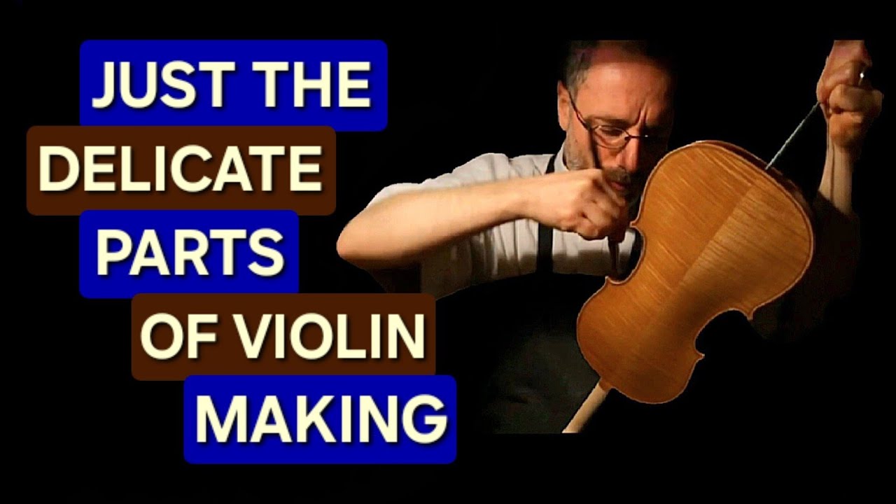 Unintentional ASMR | Master Violin Maker Dominique Nicosia (Filmed by Baptiste Buob)