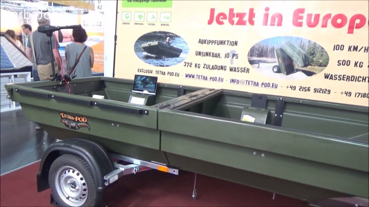 Small Folding Boat (trailer) for fishermen