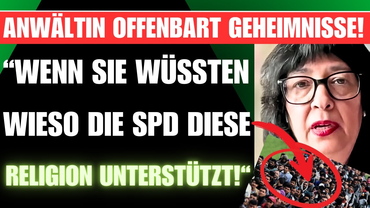 HEFTIGE ENTH&Uuml;LLUNG 🚨 ANW&Auml;LTIN DURCHBRICHT DAS SCHWEIGEN 🚨 DIESE WAHRHEIT SOLLTE NIEMAND H&Ouml;REN!