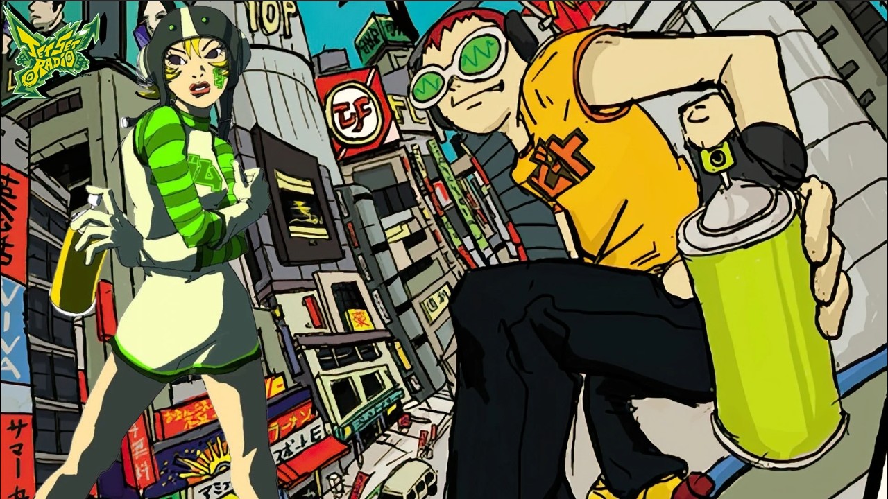Jet Set Radio: This game is scary....