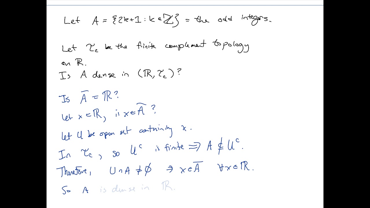Separable Spaces and Dense Subsets