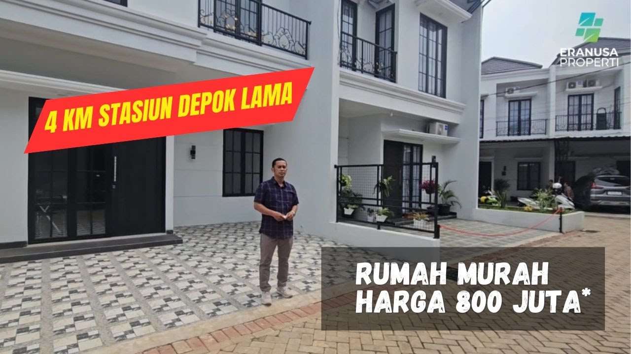 Rumah baru 2 lantai nempel GDC dan alun alun Depok