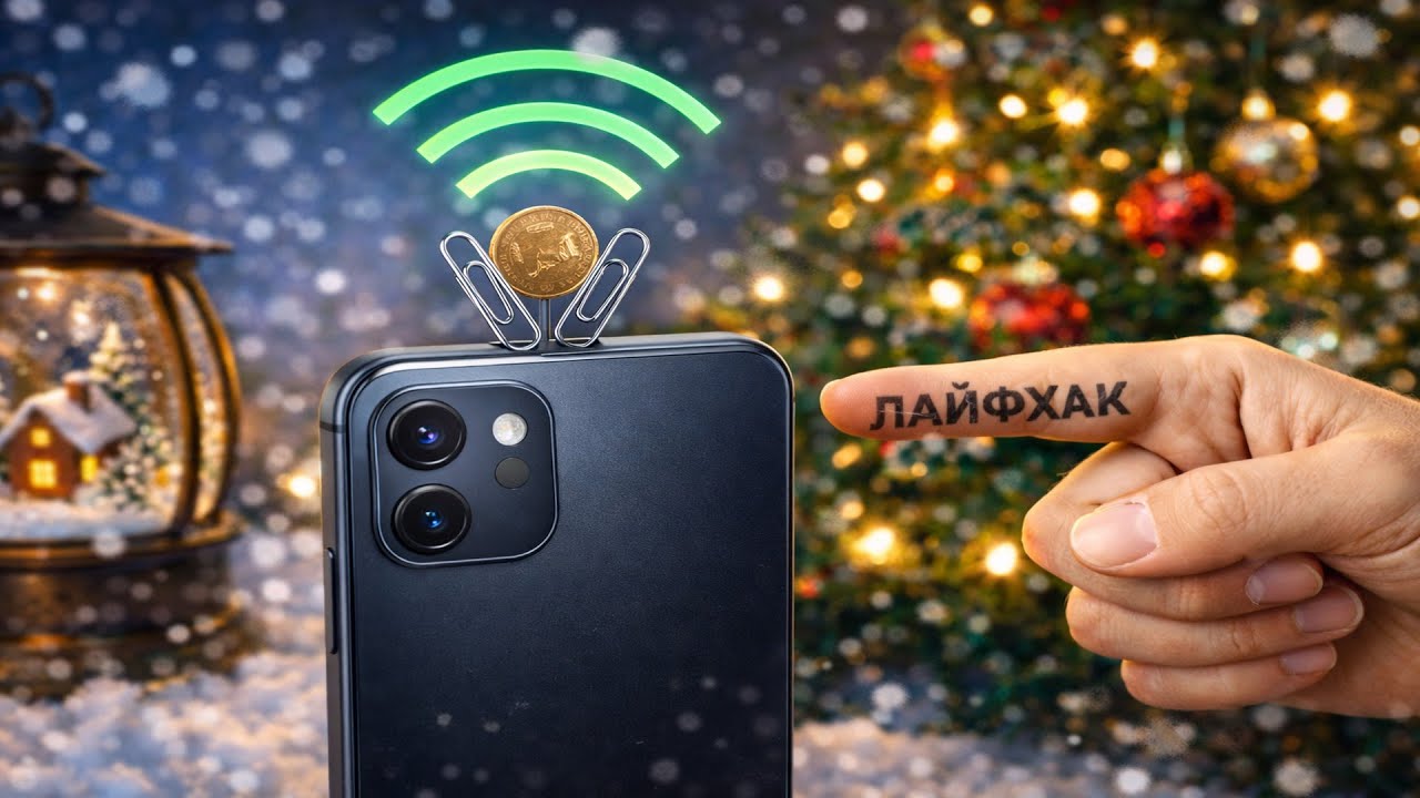 Слабый сигнал на телефоне? Этот трюк со скрепками реально работает