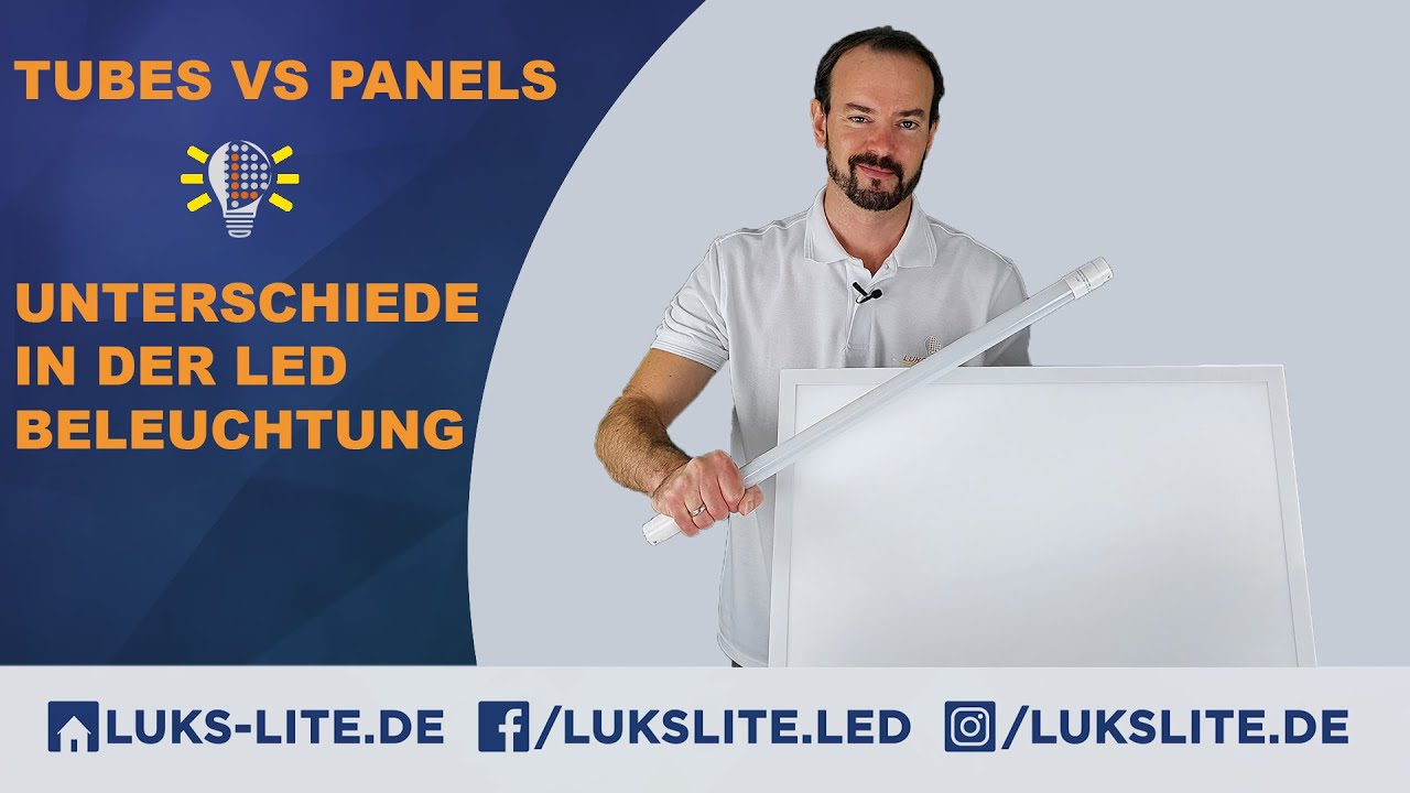 LED Tube vs. LED Panel