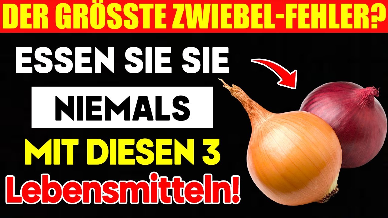 Zwiebeln: Die 5 erstaunlichen Gesundheitsvorteile & die 3 größten Gefahren!
