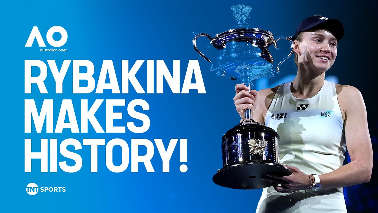 On-Court Interview: CHAMPION Elena Rybakina reacts after winning her first Australian Open title 🏆