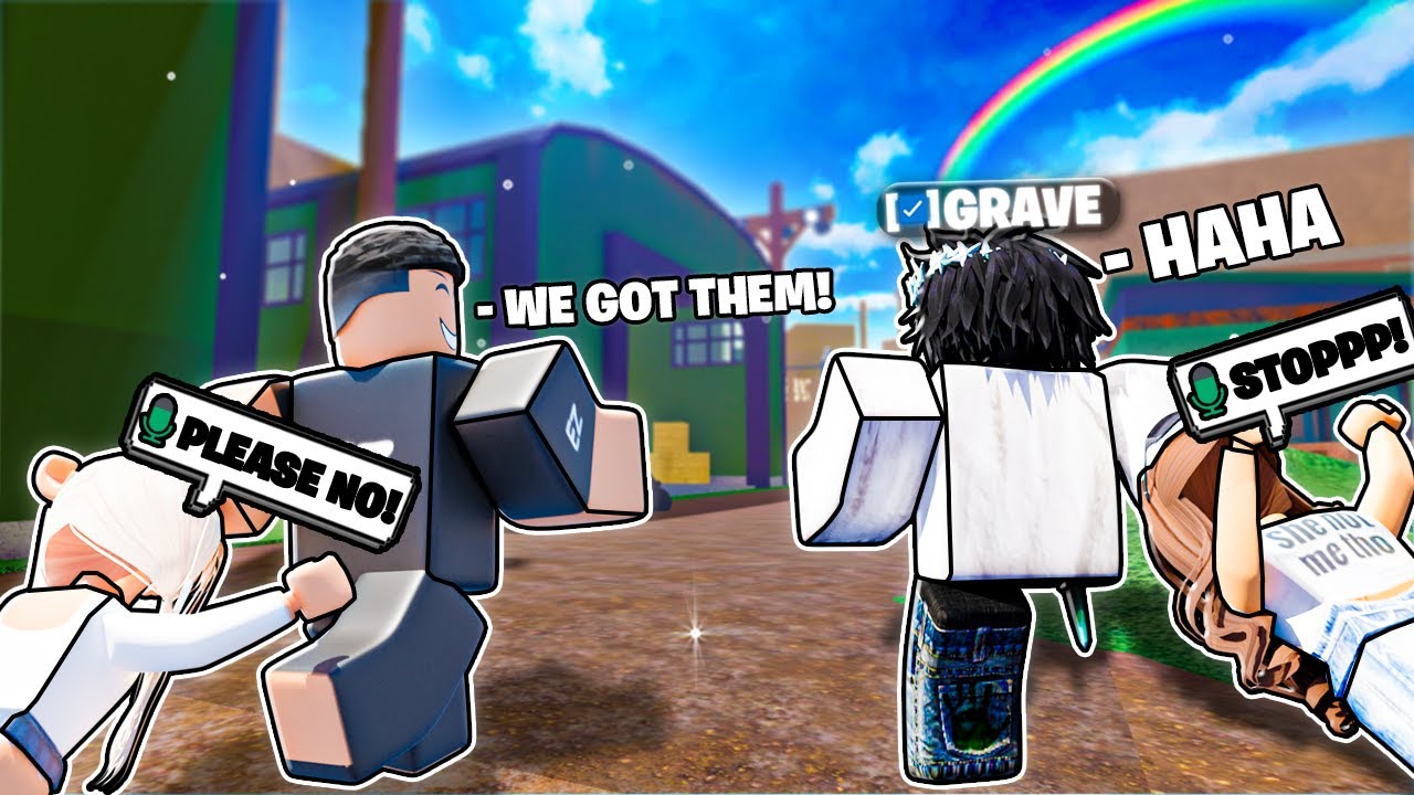 Похищение E-Girls в роли RICH TRYHARDS в Da Hood..💎 (при участии @Praisxe)