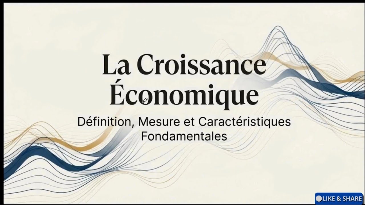 La croissance économique simplement expliquée + questions corrigées