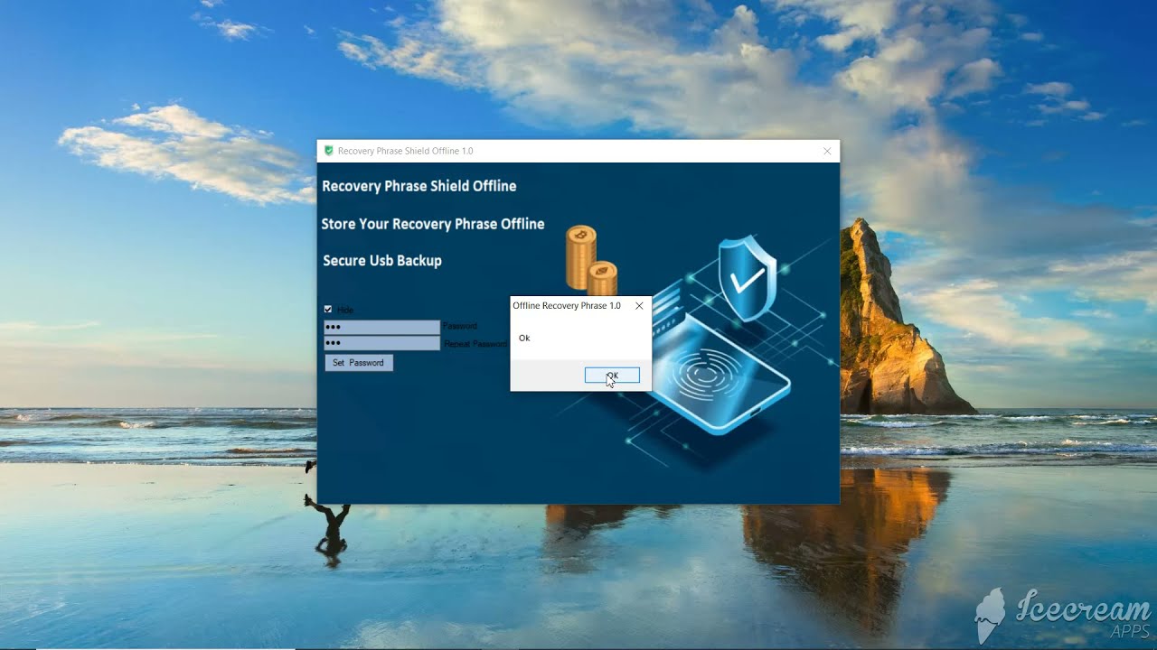 How to BackUp  Your Crypto Seed Phrase Using Recovery Phrase Shield Offline 1.0