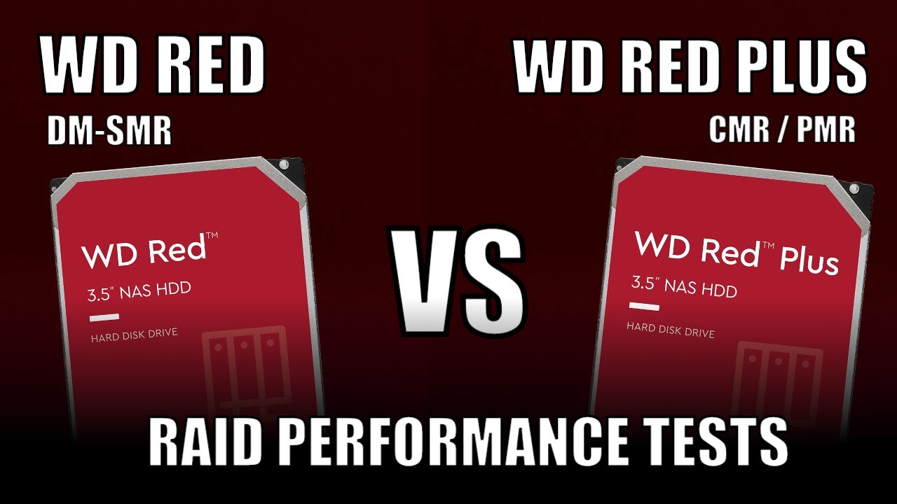 WD Red vs WD Red Plus - RAID SPEED TEST