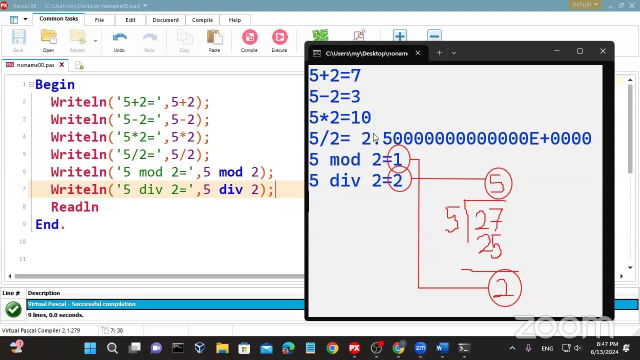 Pascal Programming Day 01