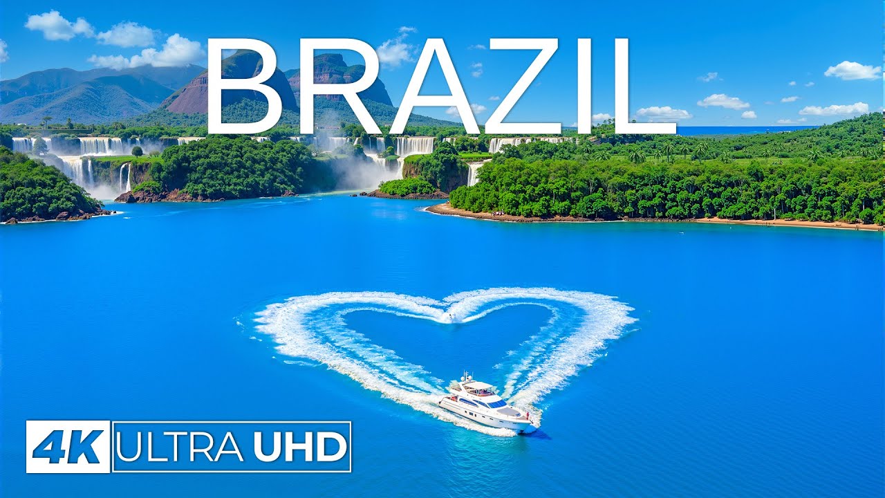 [4K] Brazil 2025 🇧🇷 Amazon Rainforest & Majestic Rivers Aerial Views with Deep House Chill Music