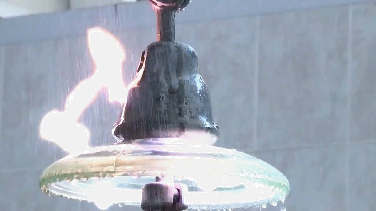 Испытания  подвесных изоляторов (Test suspension insulators)