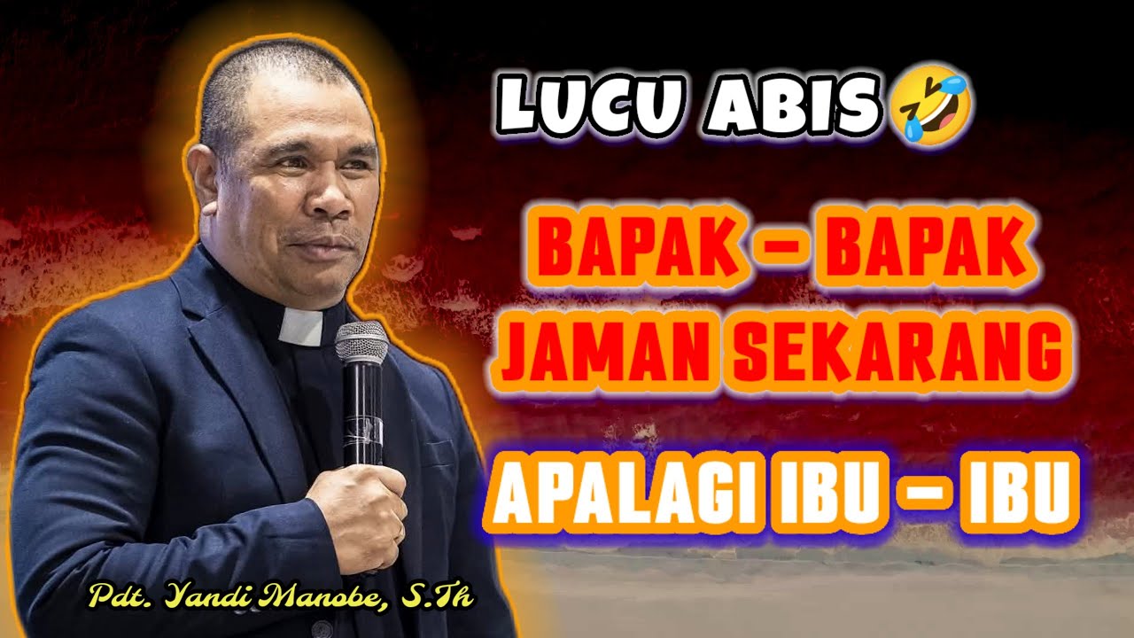 LUCU ABIS🤣 KITA TIDAK BISA LARANG IBU-IBU PAKE UMPAN __PDT. YANDIANOBE, S.Th