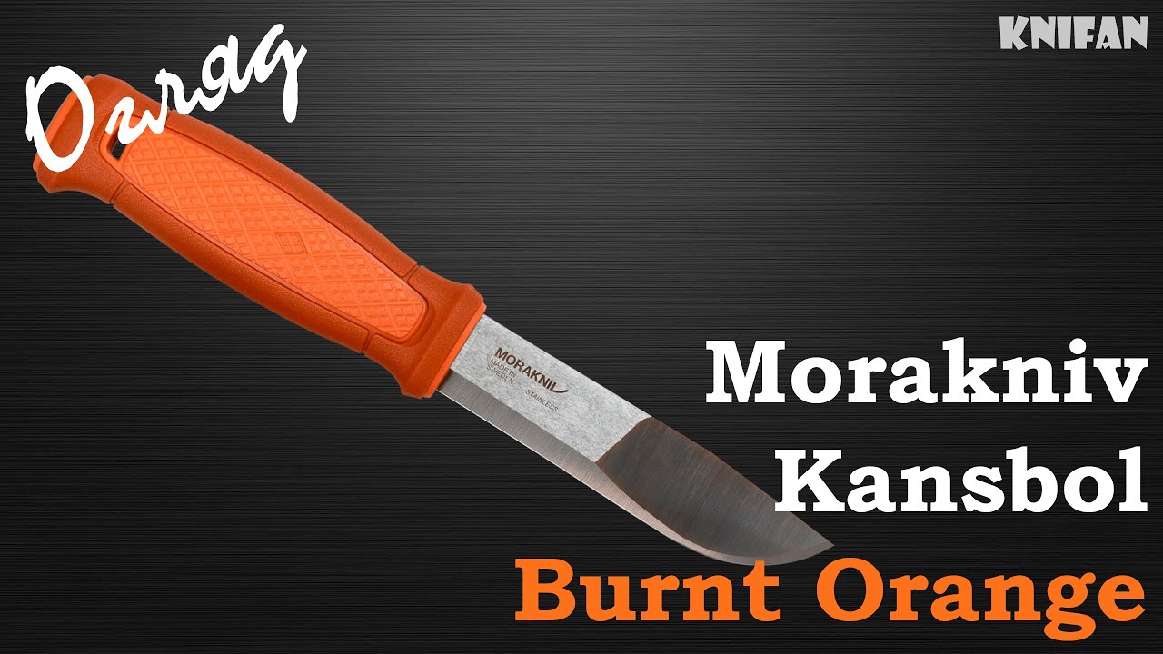Огляд на ніж Morakniv Kansbol Burnt Orange