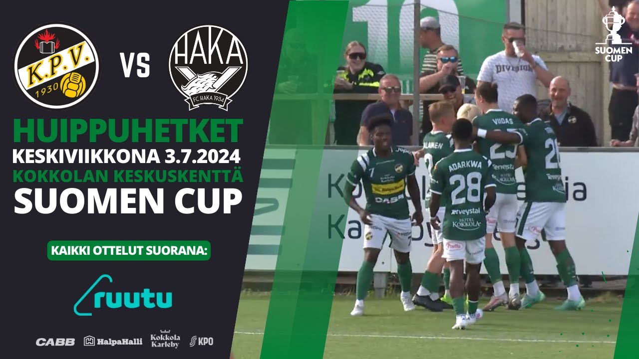KPV - FC Haka ke 3.7.2024  (Suomen Cup) |  Huippuhetket