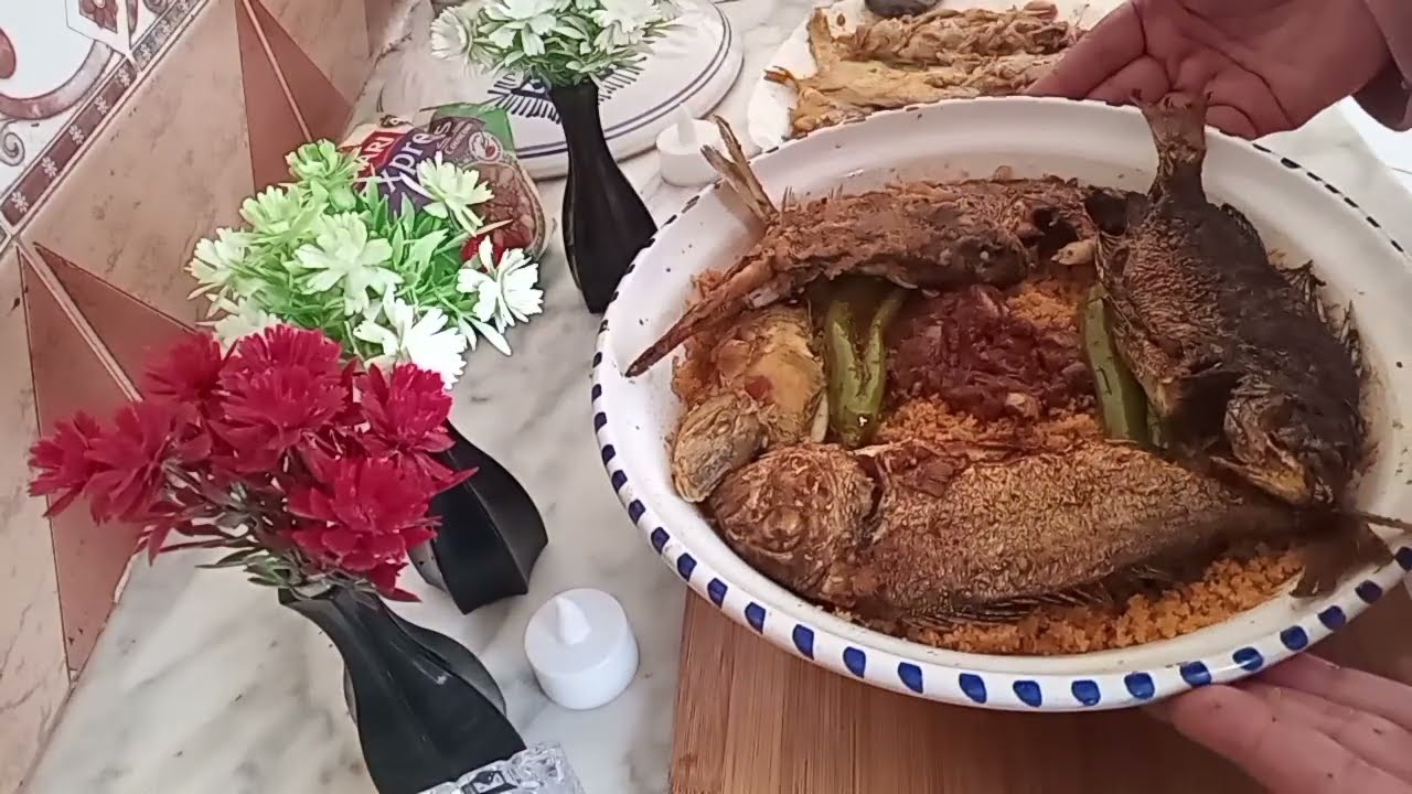 طريقة تحضير كسكسي بالحوت على الطريقة الصفاقسية #المطبخ #التونسي 