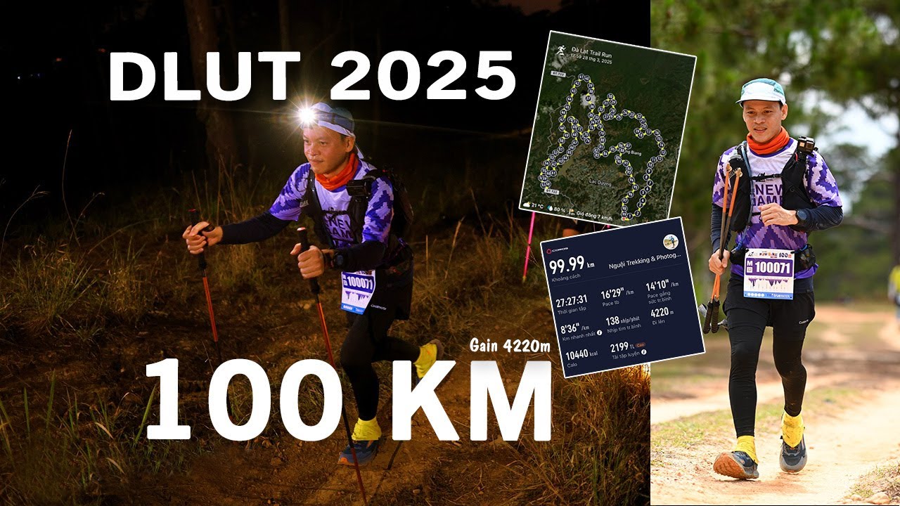 Finish 100Km DLUT 2025 | Sơ lược quá trình hoàn thành 100km lần 2 với chiếc Route quen thuộc