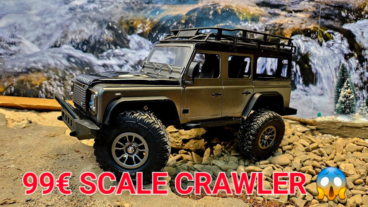 99&euro; Crawler Unboxing Test Fazit FM104 Landrover Defender 110 double e rc scale @fmelectricsde