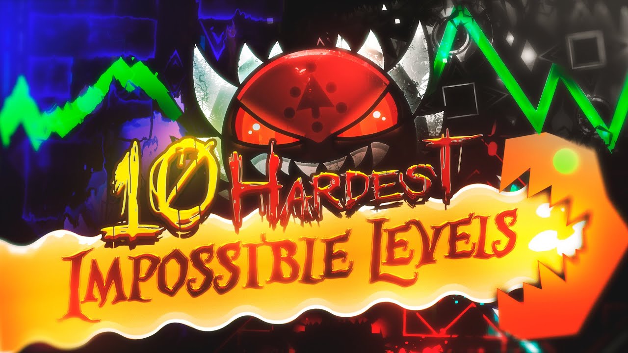 [2024 ] TOP 10 HARDEST IMPOSSIBLE LEVELS | in [8K] Full Detail - Geometry Dash 2.2