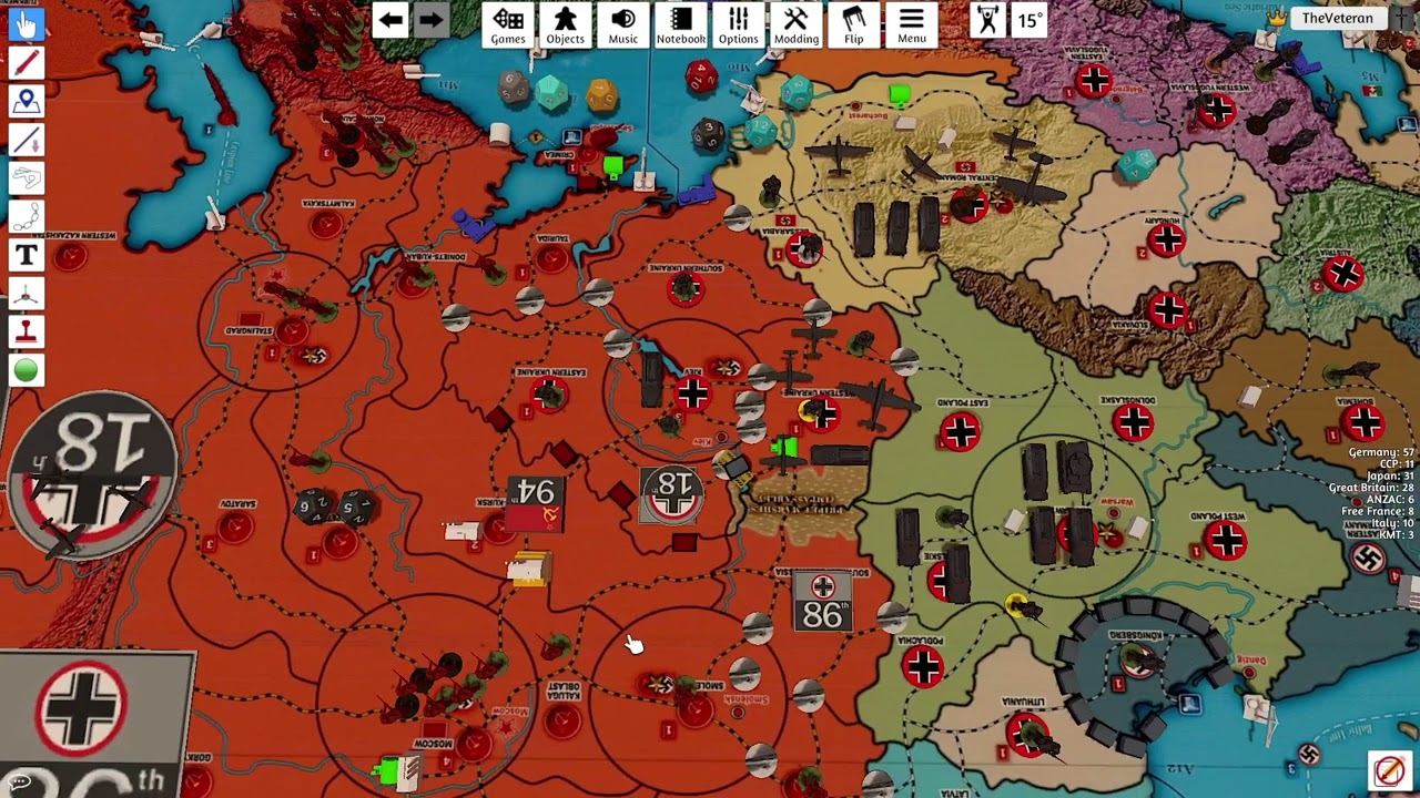 Operation Saturn Jan43 T14 Germany Repositioning