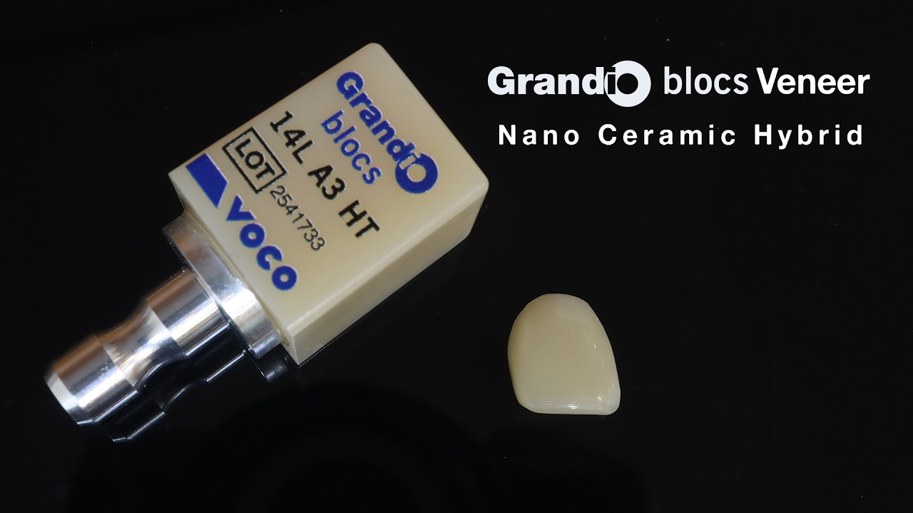 Grandio blocs Veneer Fabrication | Nano-ceramic hybrid CAD/CAM ǀ UP3D VOCO GmbH