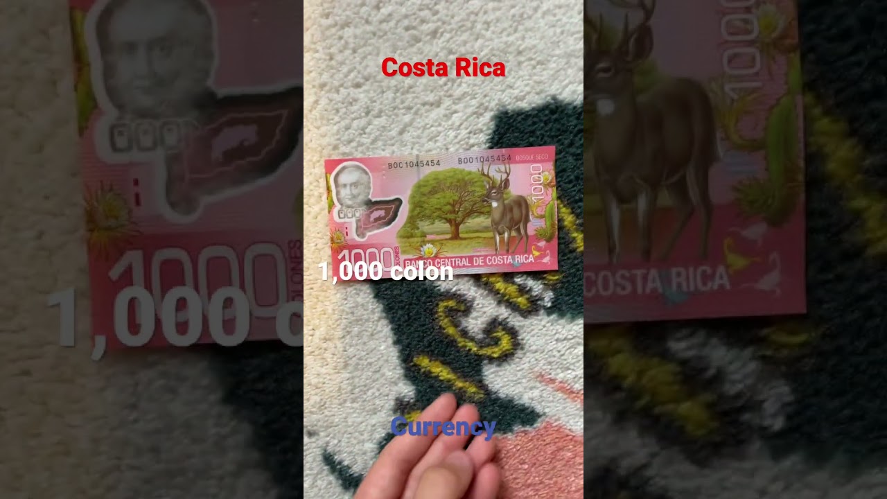 Costa Rican Colones Currency