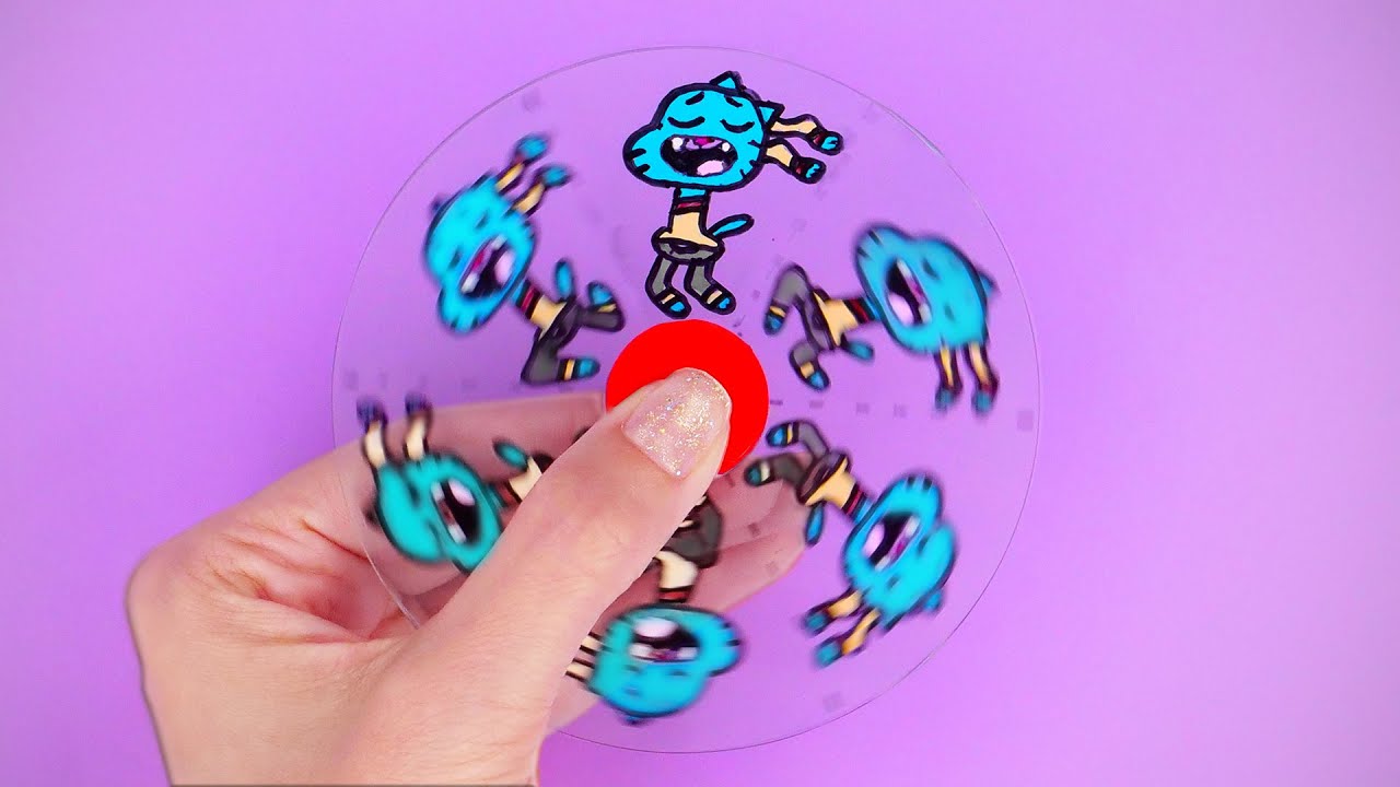 WOW! 🤩 FIDGET SPINNER ANIMATED with GUMBALL