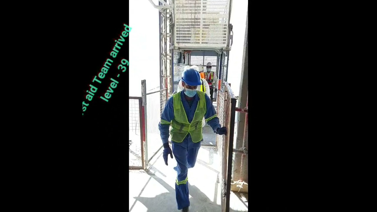 #Emergency #Rescue #Drill. Tower crane Operator.  Safe Rescue Procedures #Construction HSE.
