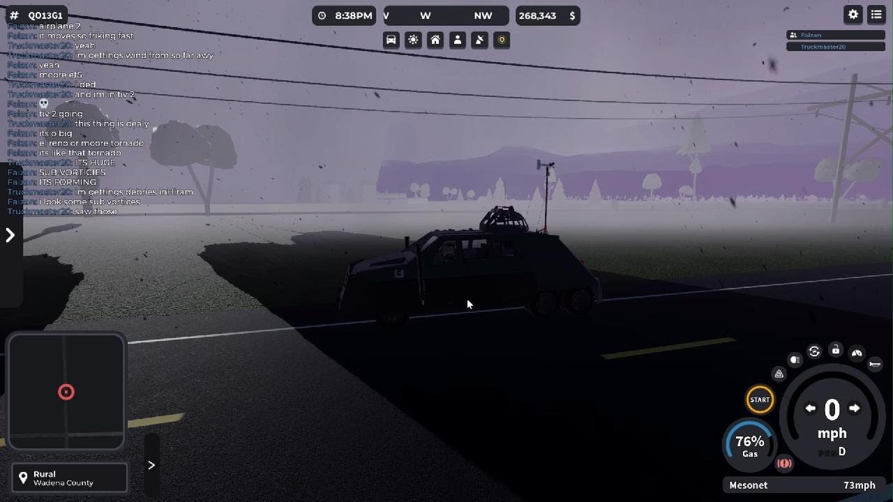 INSANE 1 MILER TORNADO (winds unknown Unfortunately)