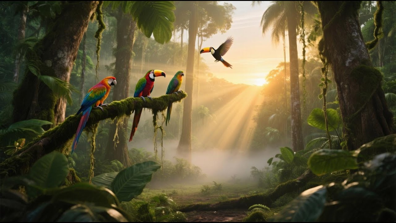 Relaxing Bird Sounds 🌿 Morning Nature Ambience for Meditation, Focus, Study & Sleep