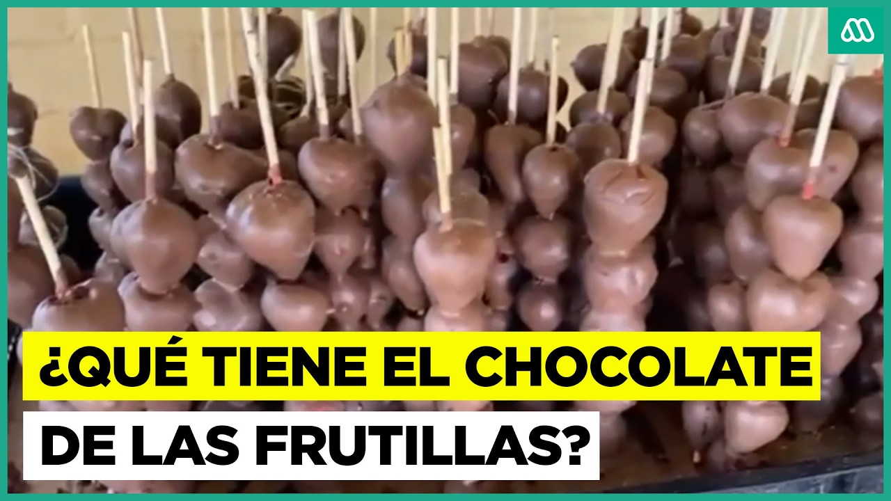 Alerta por venta de frutillas con chocolate tóxico que no se derrite: Causaría problemas de salud