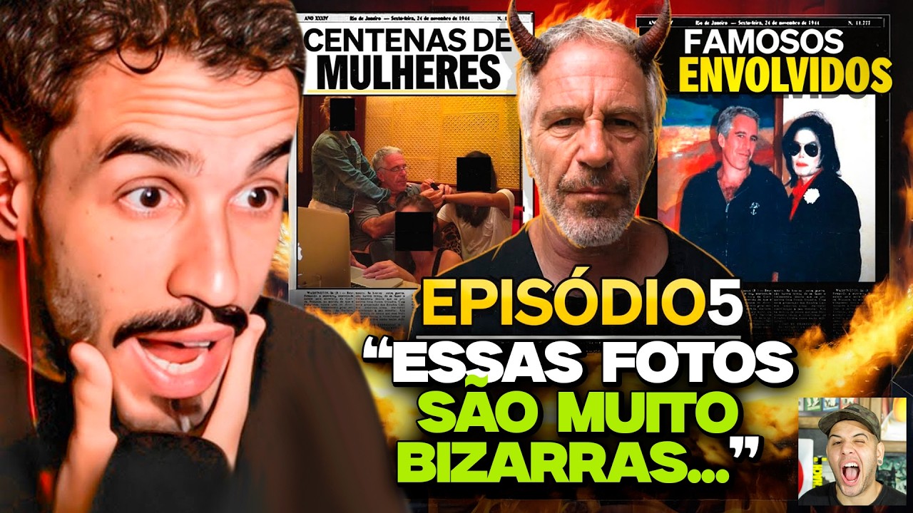 AS PIORES FOTOS DO CASO JEFFREY EPSTEIN! - EPISÓDIO 5 | REACT PLANETA NOVO