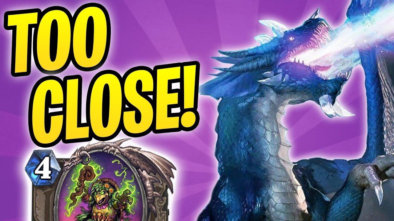 Cutting it TOO CLOSE! | OTK MALYGOS ROGUE | The Witchwood | Hearthstone