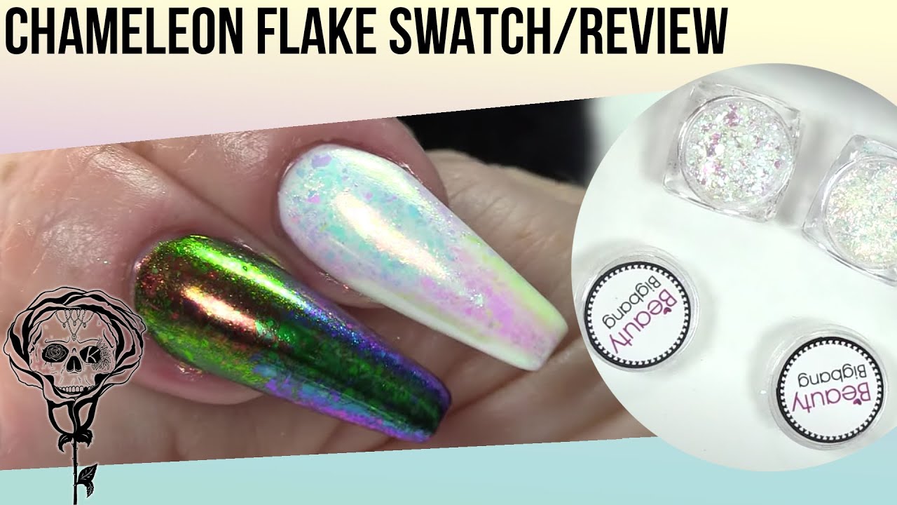 Beauty Big Bang Chameleon Flake Swatch and Review