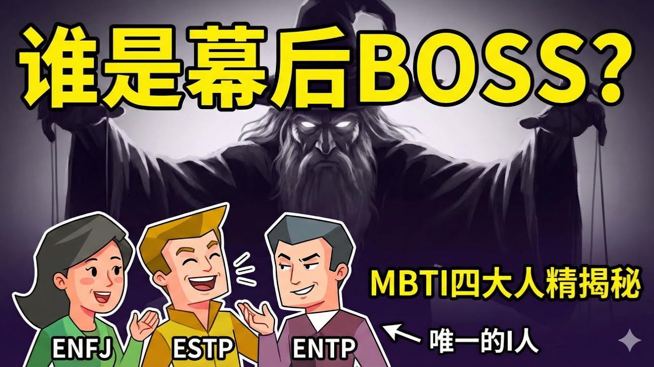 别被表象骗了！揭秘MBTI四大顶级“人精”，居然有个I人成了最终BOSS？