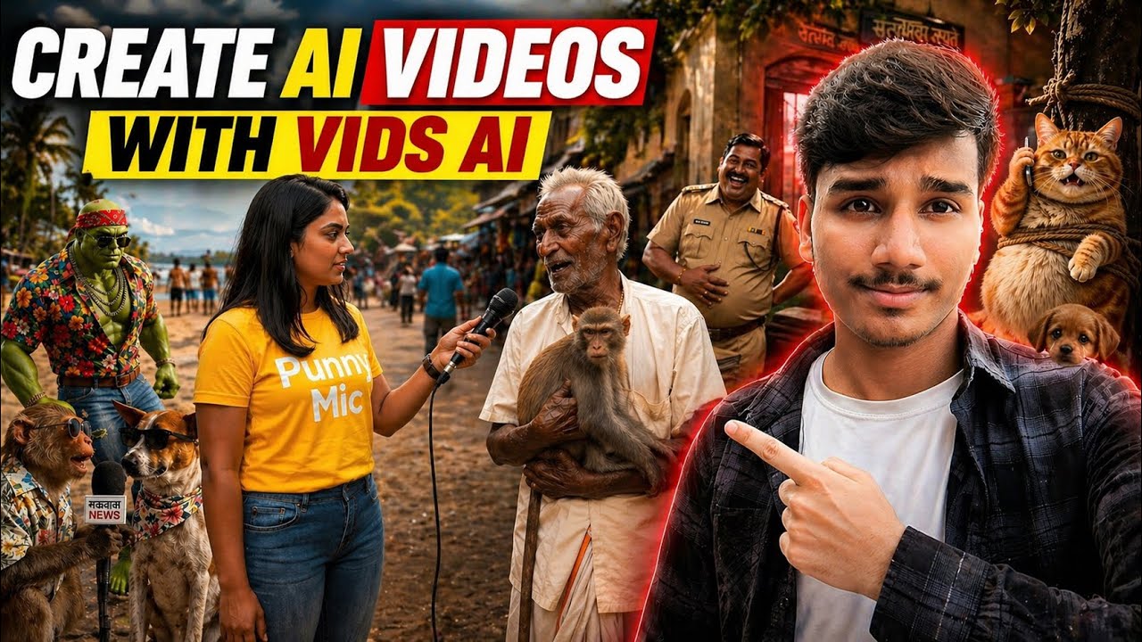 Generate Unlimited Ai Videos with Google Vids | Google Vids Ai Video & Voice Generator | Ai Image
