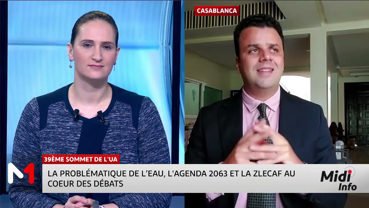 Eau, Agenda 2063 et ZLECAF : les enjeux au cœur de l'échange avec Mohamed Benchekroun