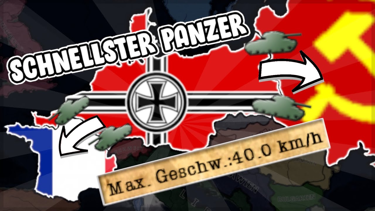 Wenn das DEUTSCHE REICH die SCHNELLSTEN PANZER gebaut hätte... | Hearts of Iron 4 Deutsch