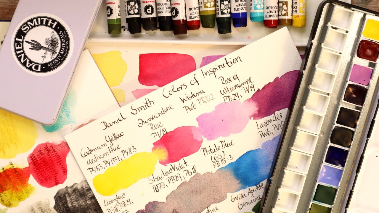 Daniel Smith Colors of Inspiration Palette und meine Daniel Smith Watercolor Sticks