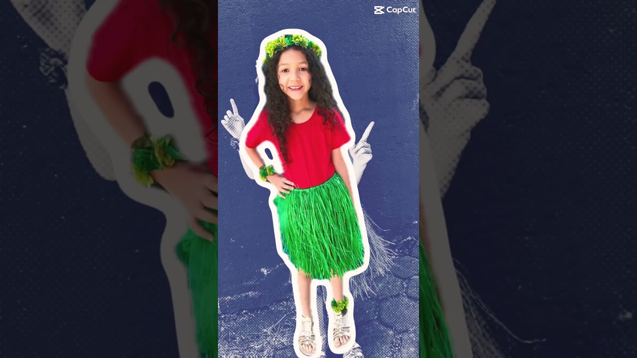 Recibiendo la primavera, con un lindo baile hawaiano, ustedes se disfrazaron de algo en su escuela?