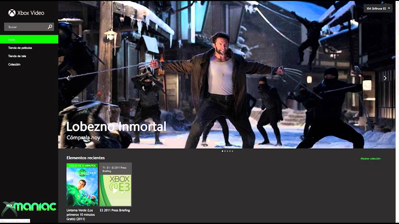Xbox Video Espa&ntilde;a en funcionamiento y detalles XB1M13