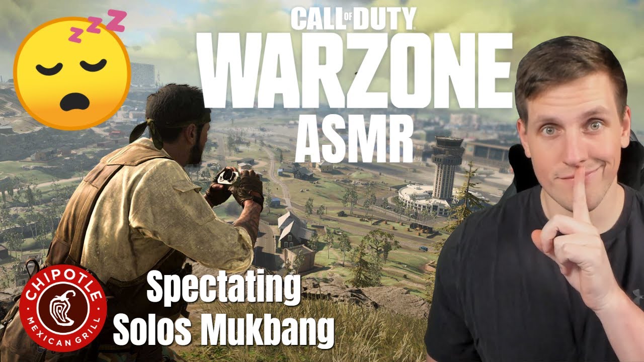 ASMR Gaming: Наблюдаем за соло в Warzone с Chipotle Burrito Bowl Mukbang! (Шёпотом)
