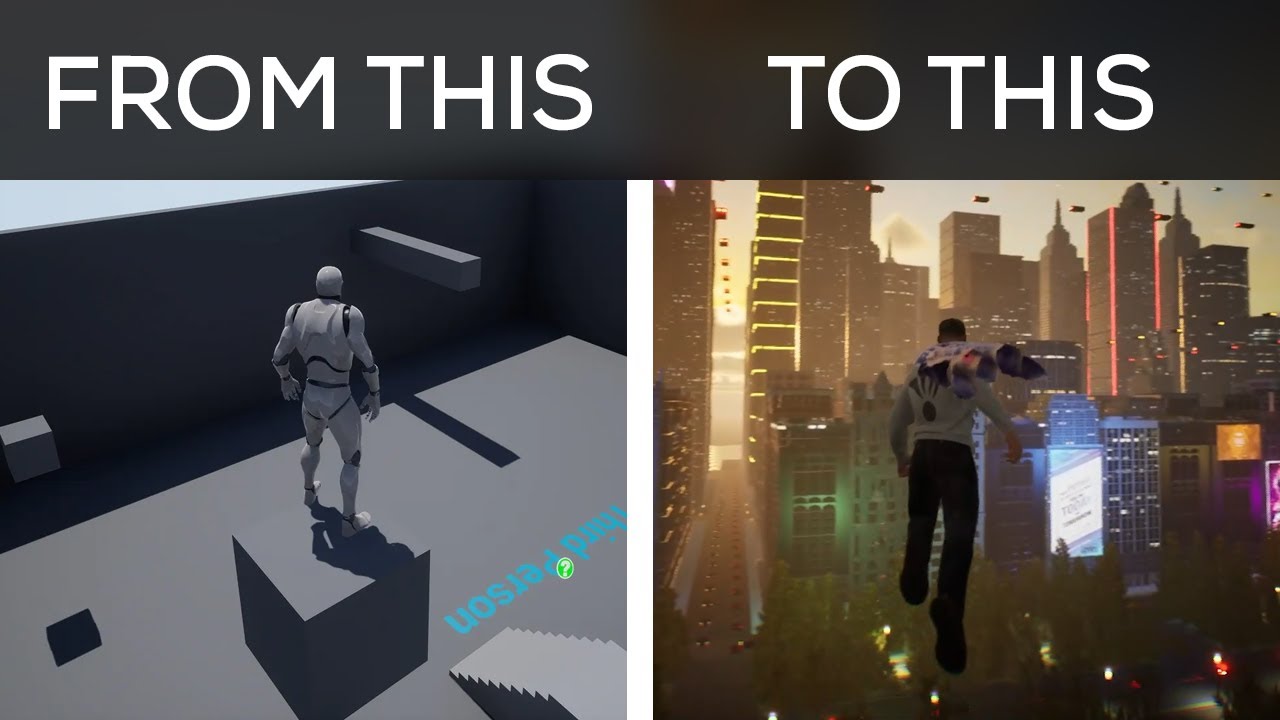 The process of developing my own game in Unreal Engine 5 - Super Videogame