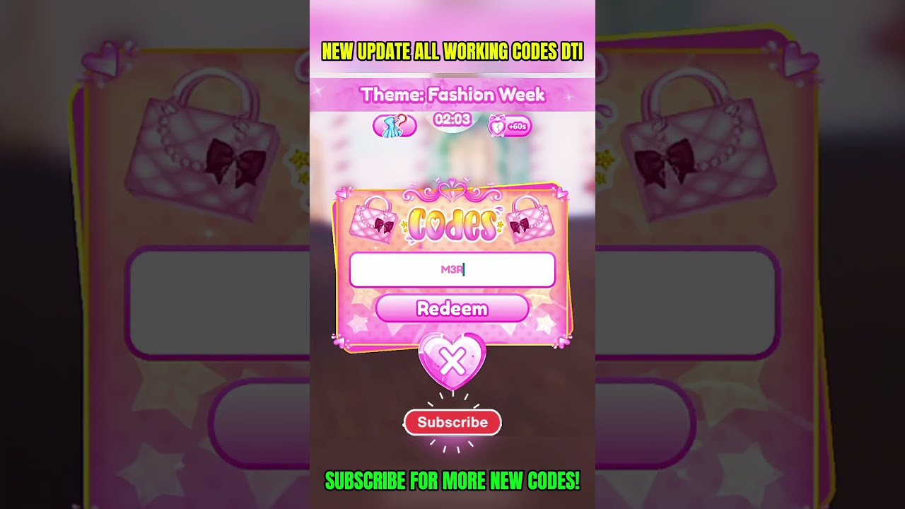 EVERY UPDATE WORKING CODES FOR DRESS TO IMPRESS 2026 