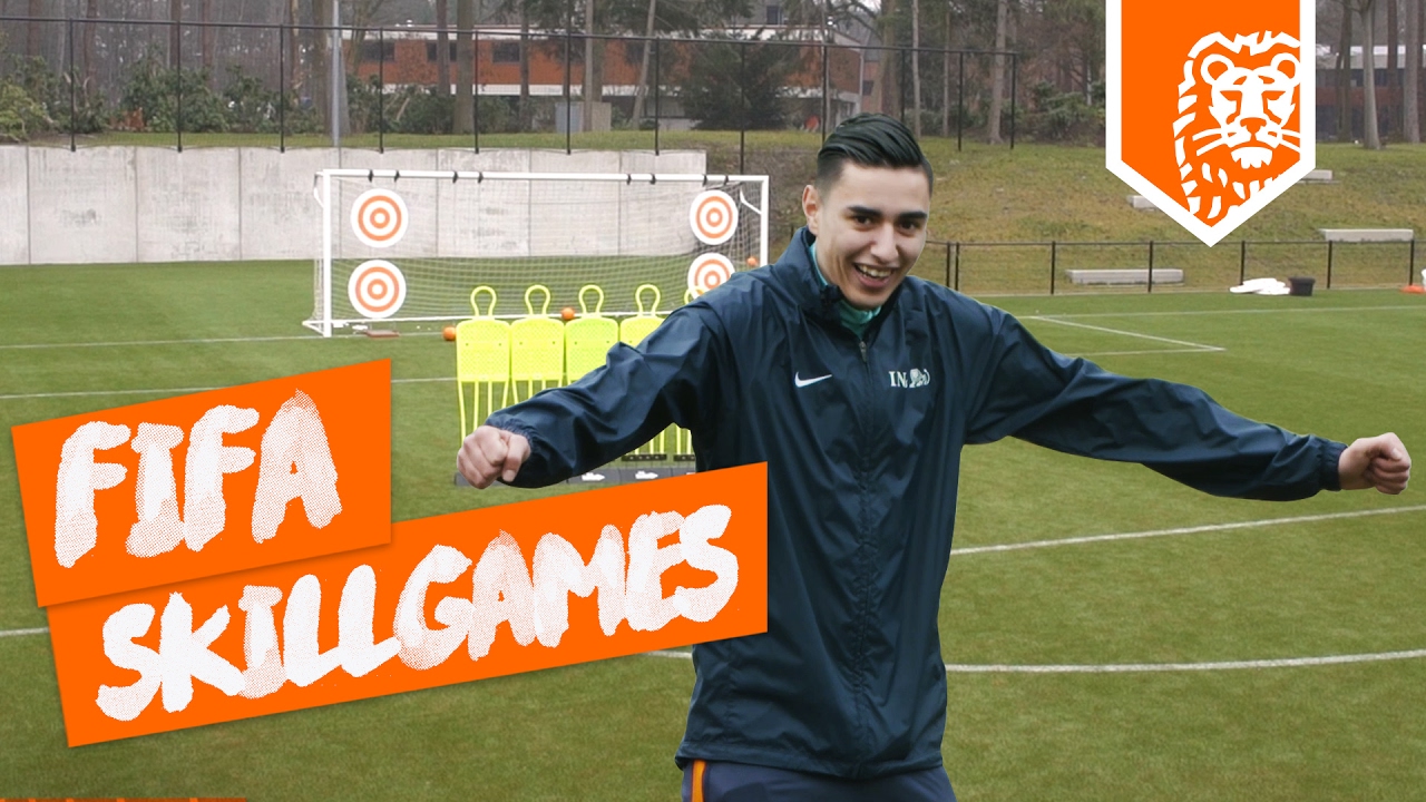 FIFA SKILL GAMES IN REAL LIFE ft KARIM & LACHSEN (NEDERLANDS ZAALVOETBALINTERNATIONALS)