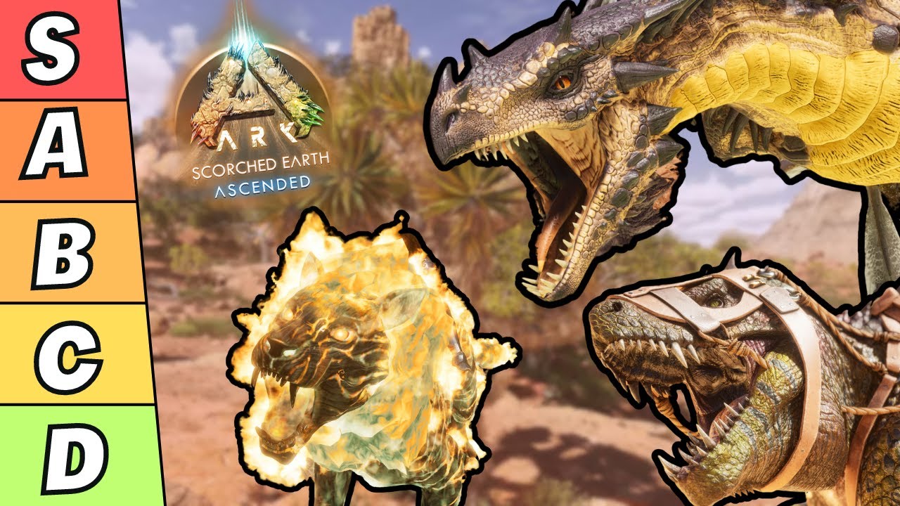 Ranking EVERY Dino in Scorched Earth | Ark Survival Ascended Tier List