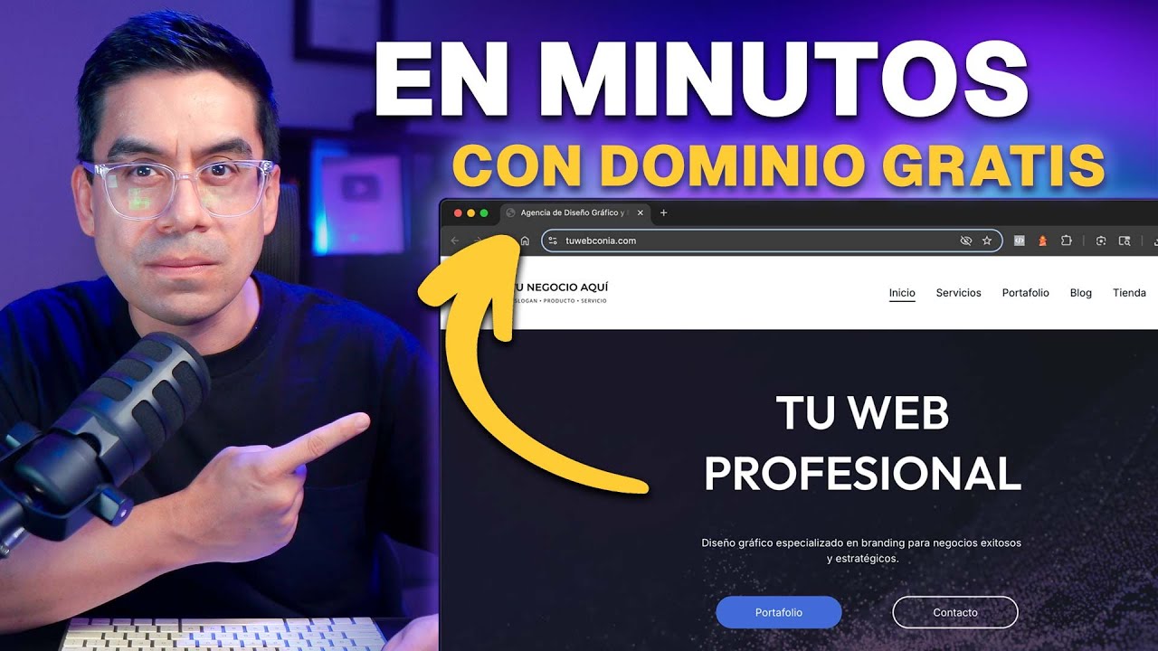 Cómo crear una página web con IA 🚀 Para Negocio con Dominio Gratis